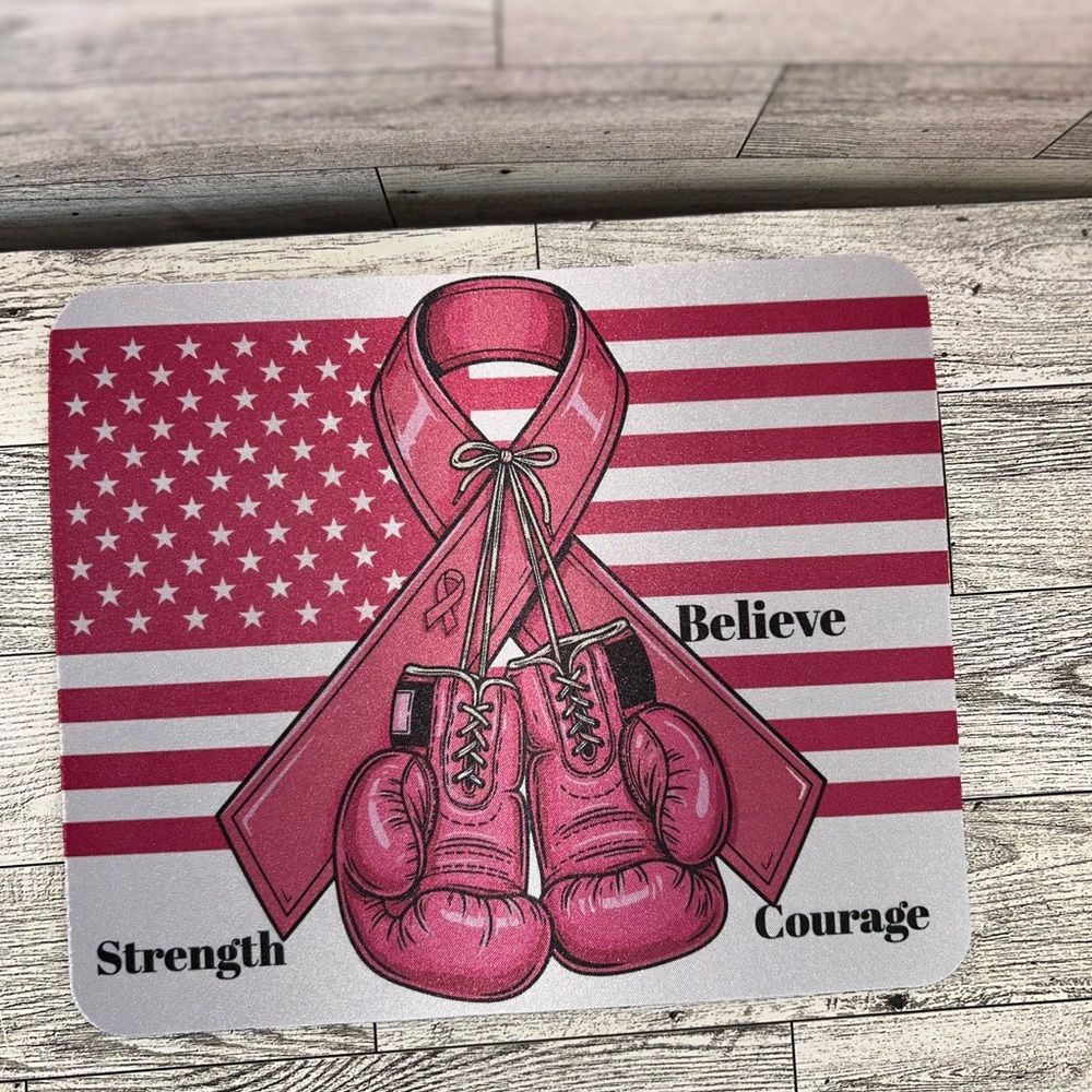 Breast Cancer Awareness Computer Mouse Pad